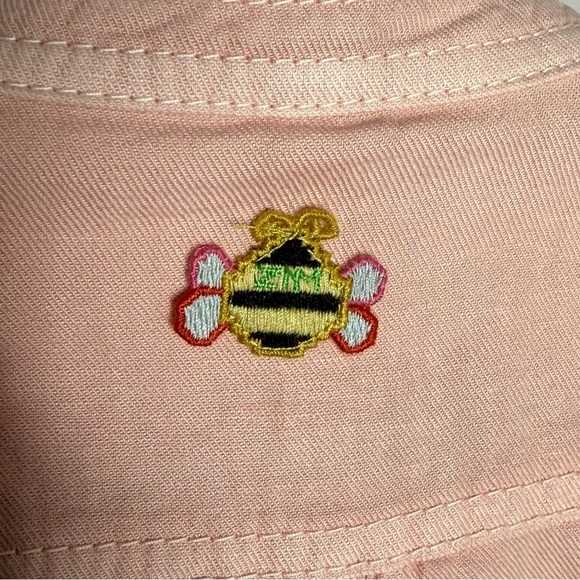 Zimmermann Ginger Utility Denim Top in Pink size 4 - Picture 4 of 10